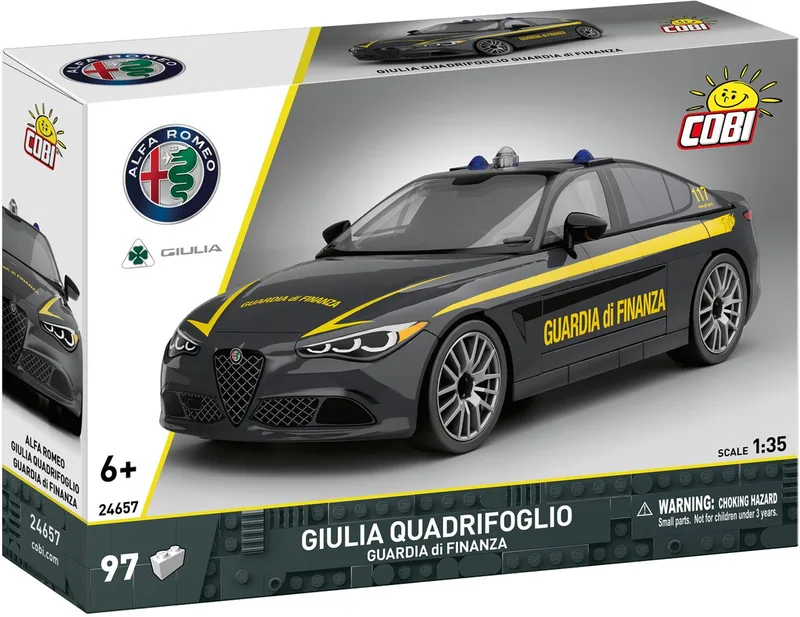 24657 Giulia Quadrifoglio Guardia di Finanza de COBI – photo du produit