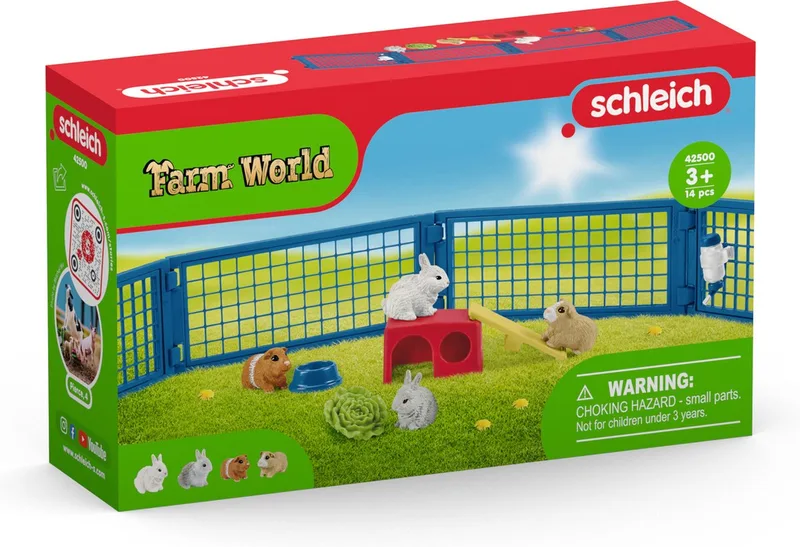 42500 Rabbit and guinea pig hutch från Schleich – produktbild