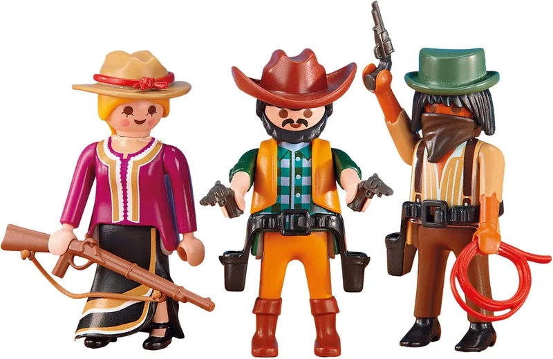 6278 2 Cowboys mit Cowgirl by Playmobil – product photo