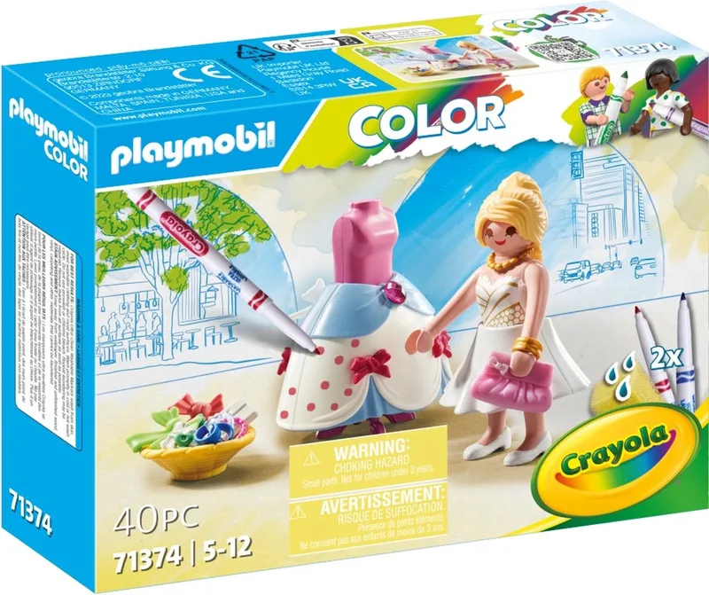 71374 PLAYMOBIL Color: Fashion Kleid fra Playmobil – miljøbillede