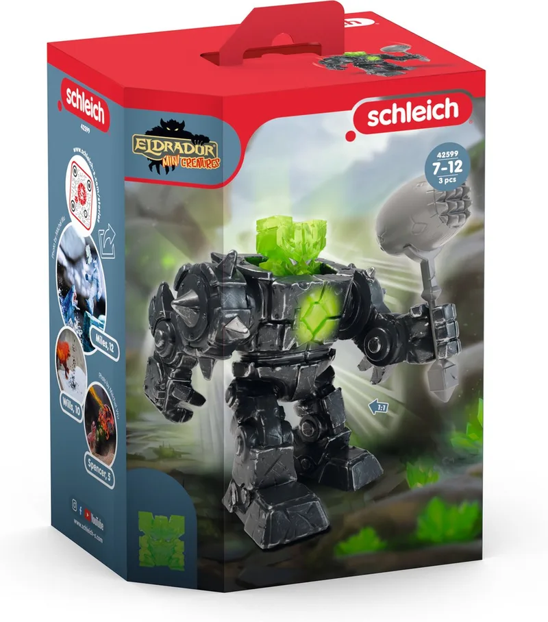 42599 ELDRADOR® Mini Creatures Shadow Stone Robot fra Schleich – produktbillede