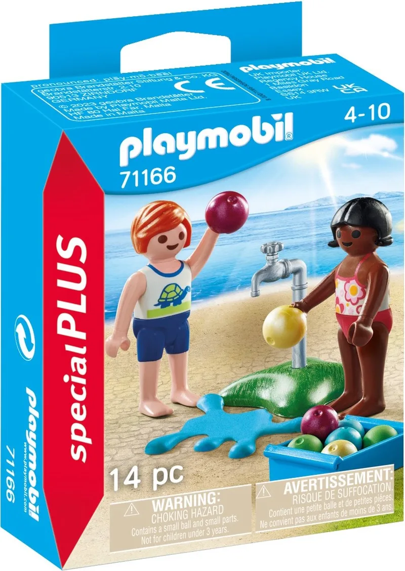 71166 Kinder mit Wasserballons de Playmobil – photo d’ambiance
