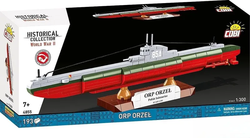 4855 ORP Orzeł från COBI – miljöbild