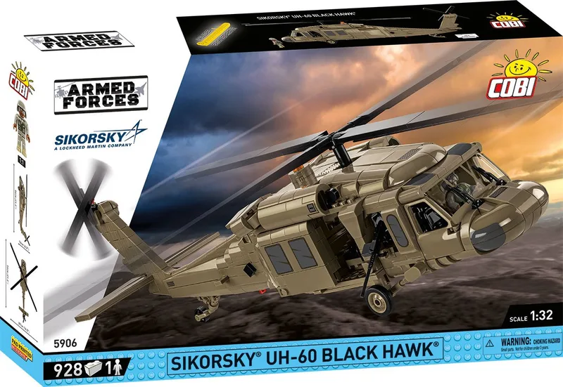 5906 Sikorsky UH-60 Black Hawk by COBI – interior photo