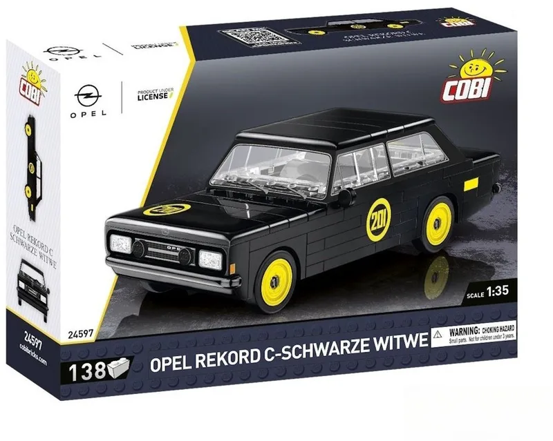 24597 Opel Rekord C-Schwarze Witwe fra COBI – produktbillede