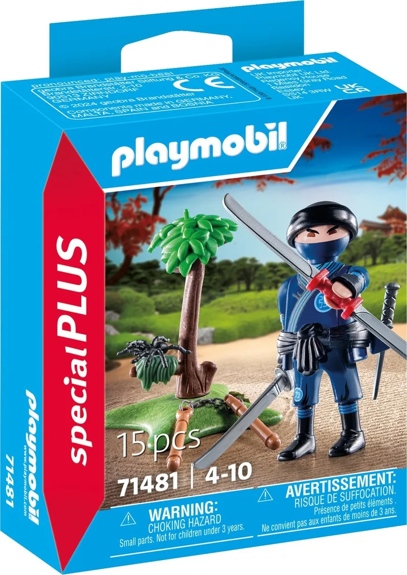 71481 Ninja mit Ausrüstung fra Playmobil – miljøbillede