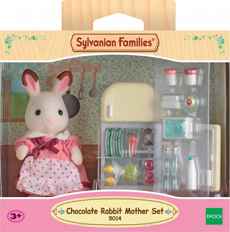5014 Schokoladenhasen Mutter Küchen Set de Sylvanian Families – photo d’ambiance