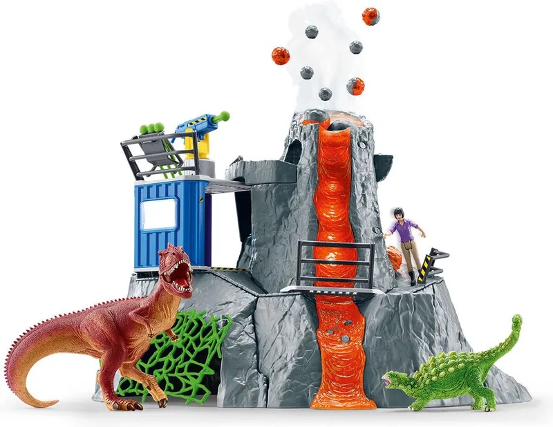 42564 Volcano Expedition Base Camp fra Schleich – produktbillede