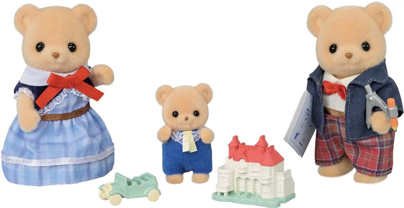 5851 Biscuit Bären Familie de Sylvanian Families – photo du produit
