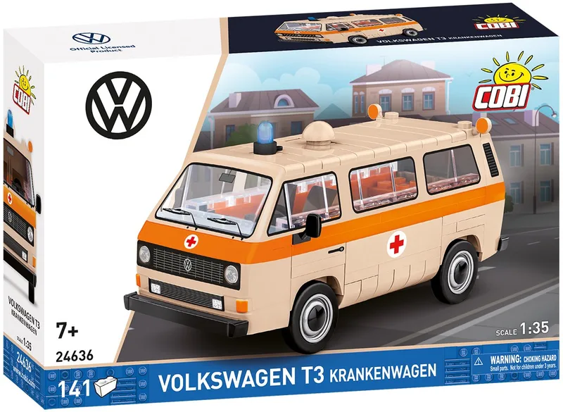 24636 Volkswagen T3 Krankenwagen de COBI – photo du produit