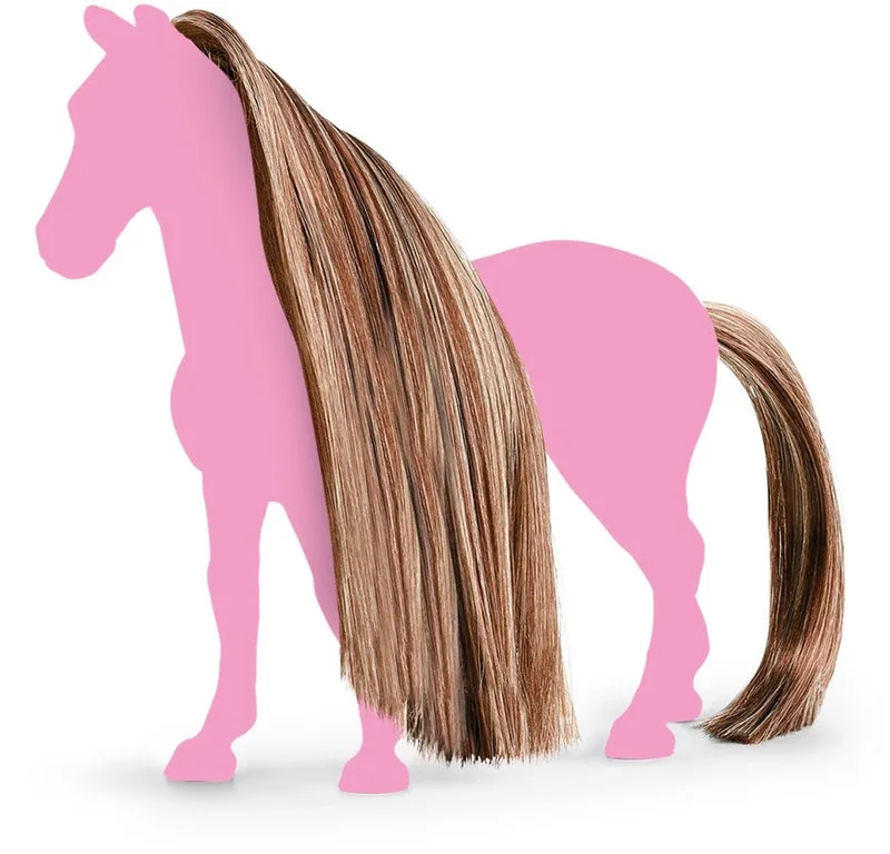 42653 Hair Beauty Horses Brown-Gold fra Schleich – produktbillede