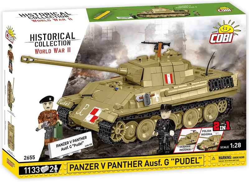 2655 Panzer V Panther Ausf. G "Pudel" fra COBI – produktbillede