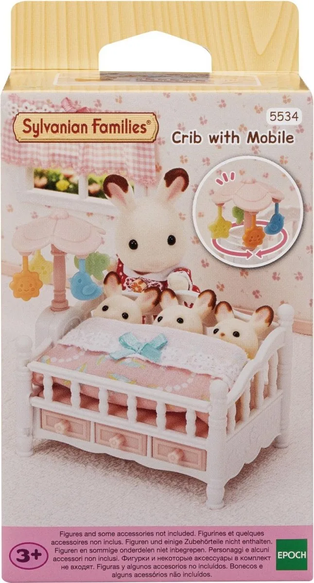 5534 Babybett mit Mobile fra Sylvanian Families – miljøbillede