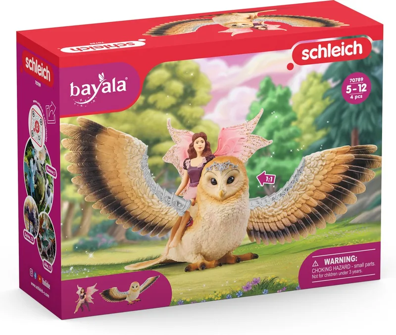 70789 Fairy in Flight on Glam-Owl de Schleich – photo du produit