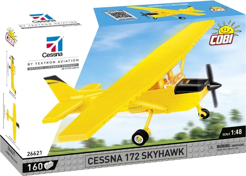 26621 Cessna 172 Skyhawk-Yellow de COBI – photo du produit