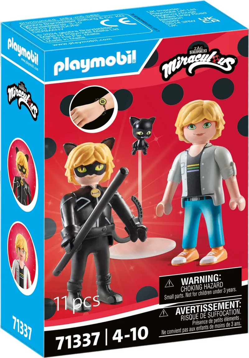 71337 Miraculous: Adrien & Cat Noir de Playmobil – photo d’ambiance