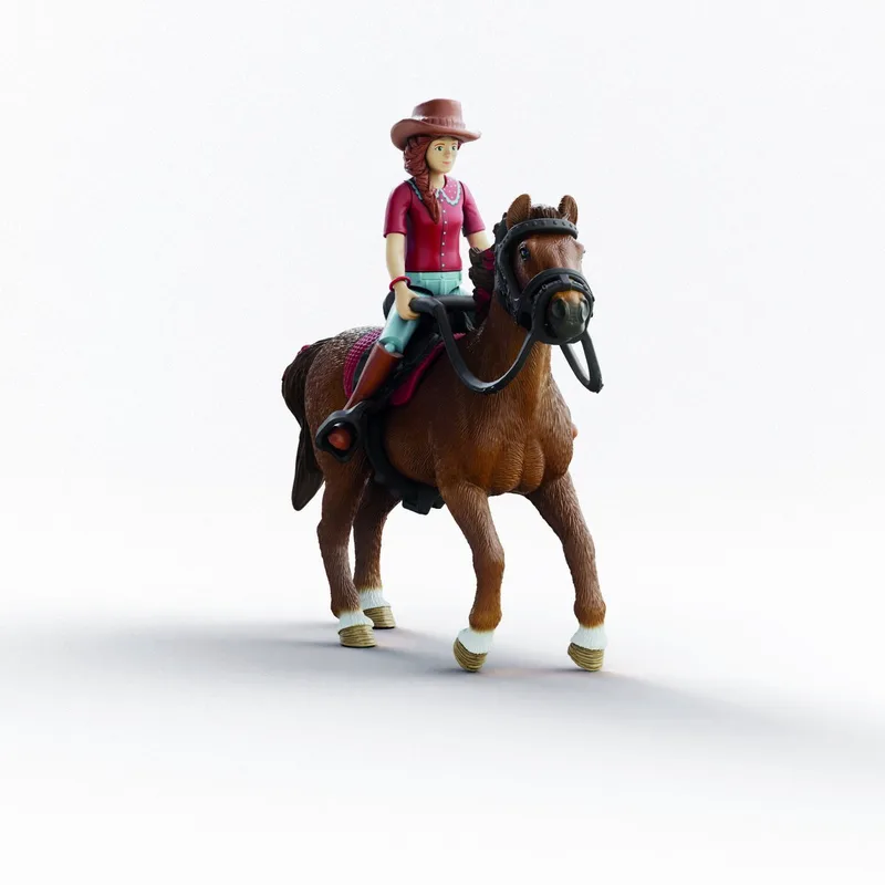 42711 Horse Club Hannah & Cayenne de Schleich – photo du produit