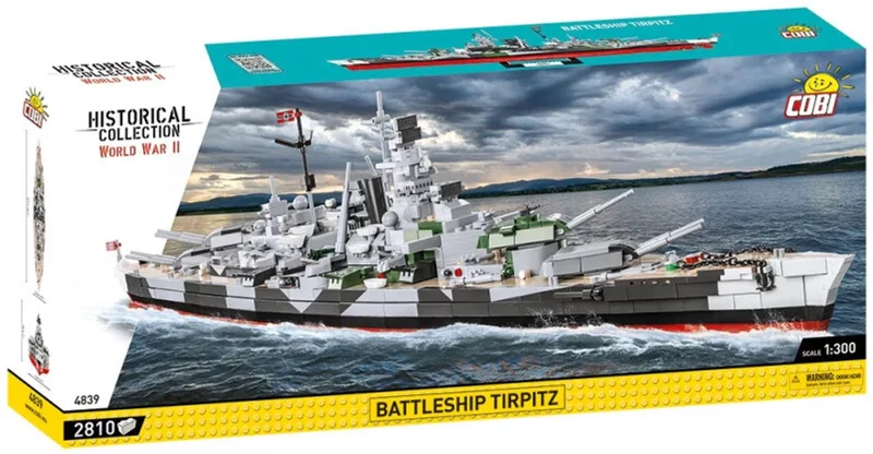 4839 Battleship Tirpitz från COBI – produktbild