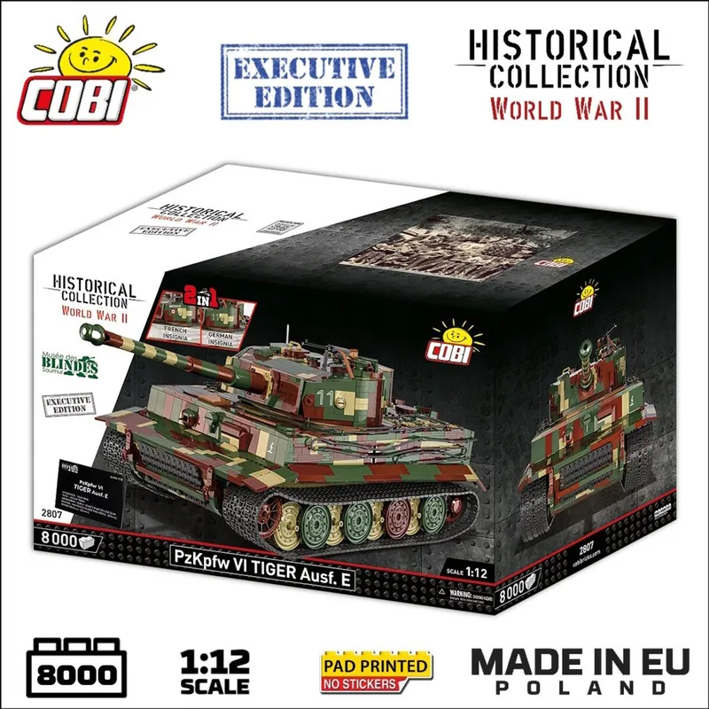 2807 PzKpfw VI Tiger Ausf. E - Executive Edition by COBI – interior photo