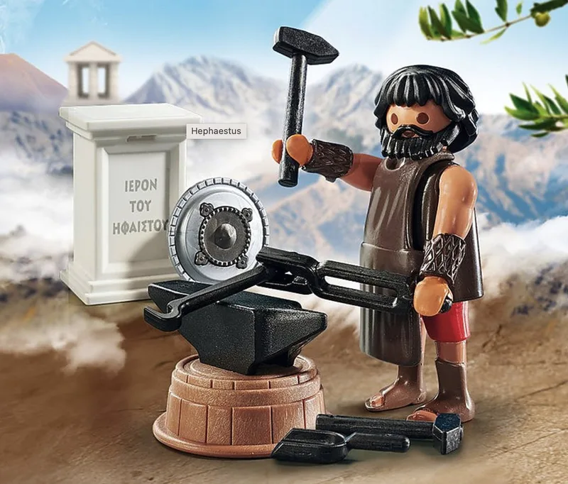 70217 Hephaestus fra Playmobil – miljøbillede
