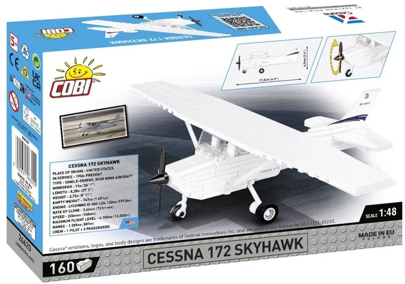 26620 Cessna 172 Skyhawk-White de COBI – photo du produit