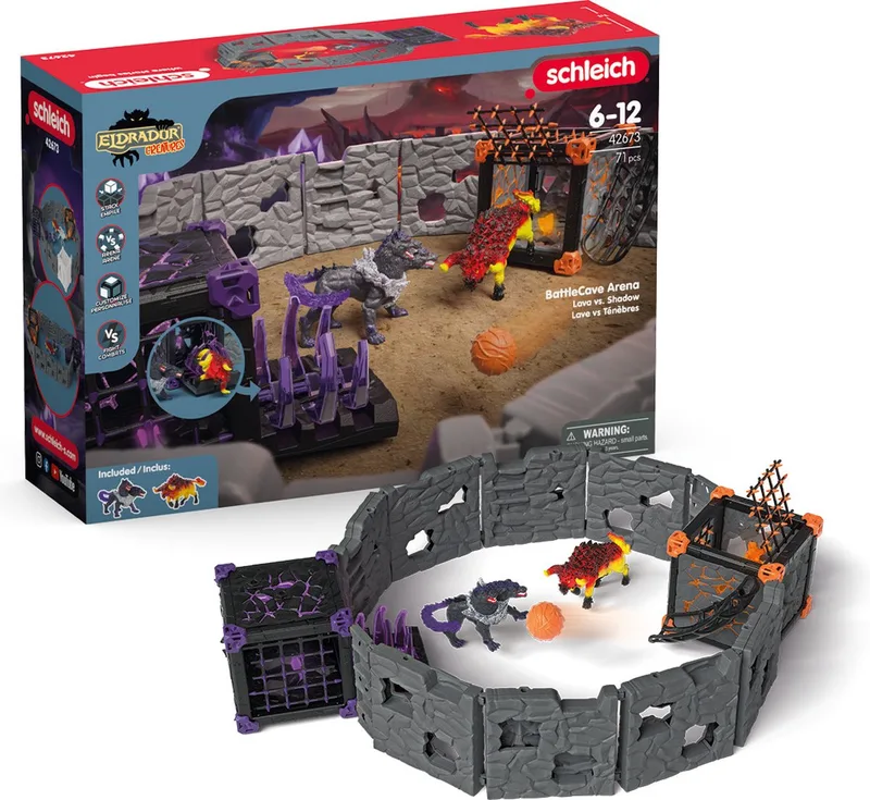 42673 BattleCave Arena: Lava vs. Shadow by Schleich – product photo