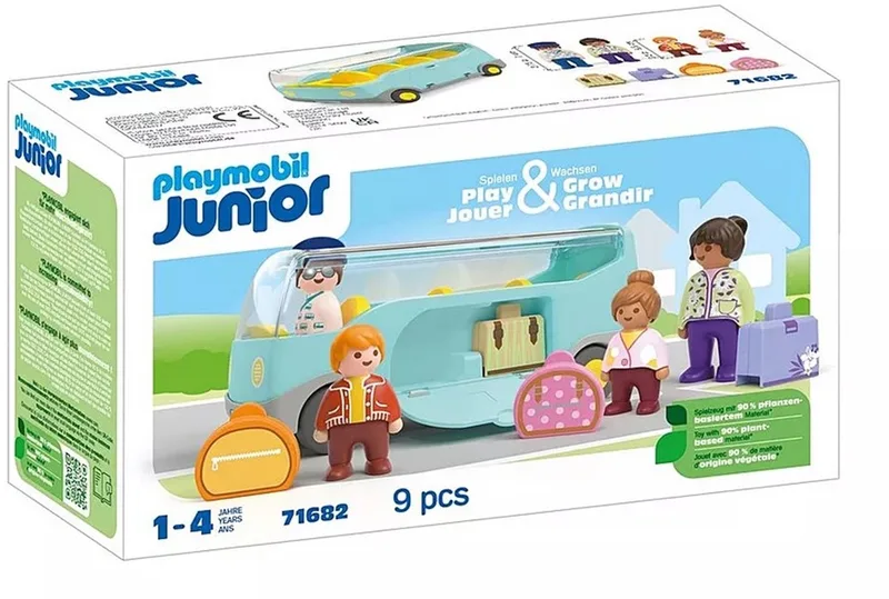 71682 JUNIOR: Reisebus fra Playmobil – produktbillede