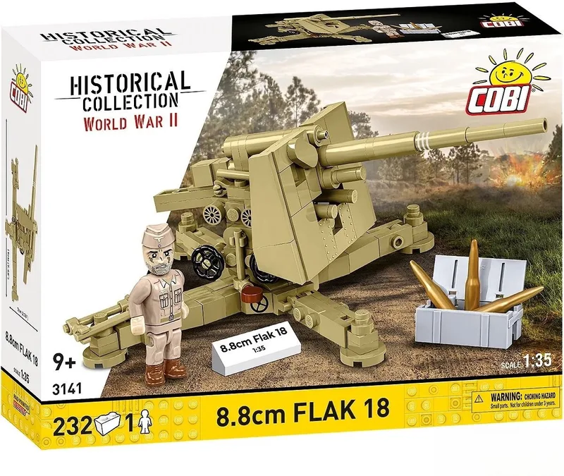 3141 8.8 cm Flak 18 från COBI – produktbild