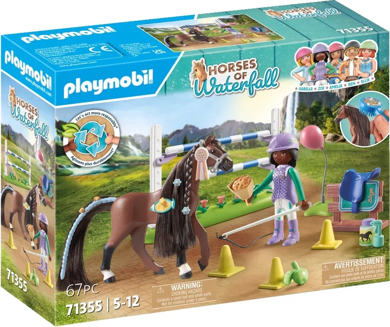 71355 Zoe & Blaze mit Turnierparcours by Playmobil – interior photo