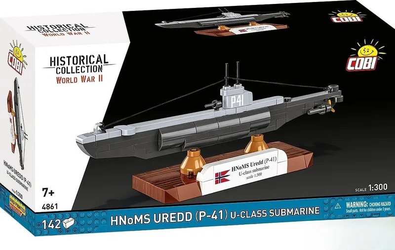 4861 HNoMS Uredd (P-41) U-class submarine fra COBI – miljøbillede