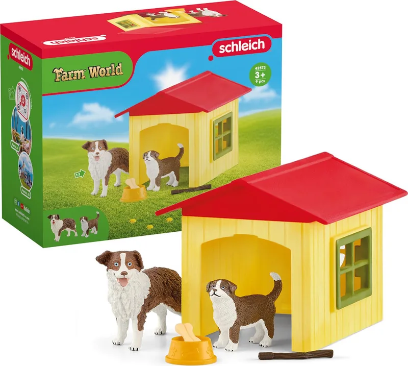 42573 Friendly Dog House fra Schleich – produktbillede