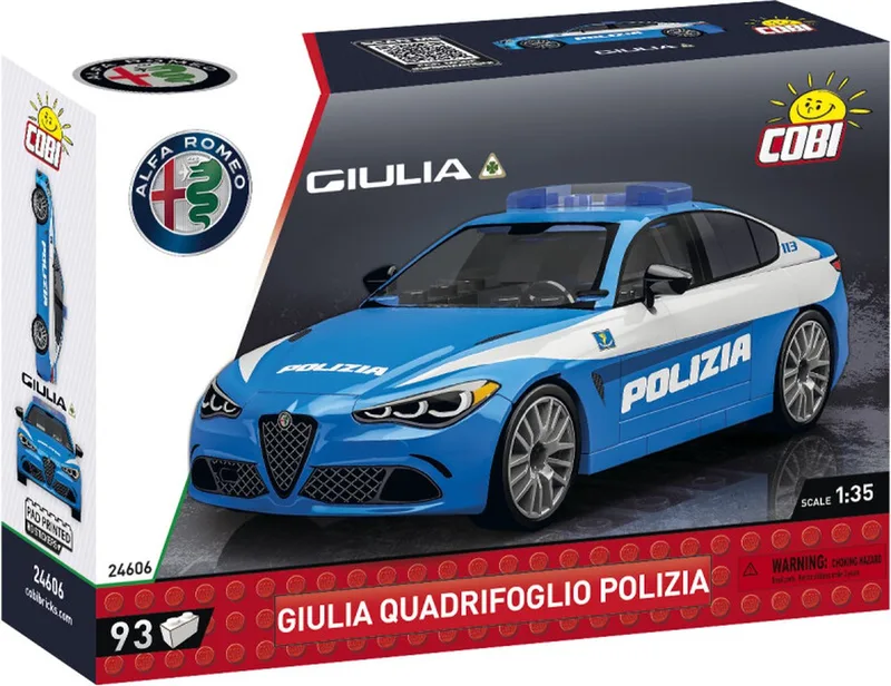 24606 Giulia Quadrifoglio Polizia by COBI – interior photo