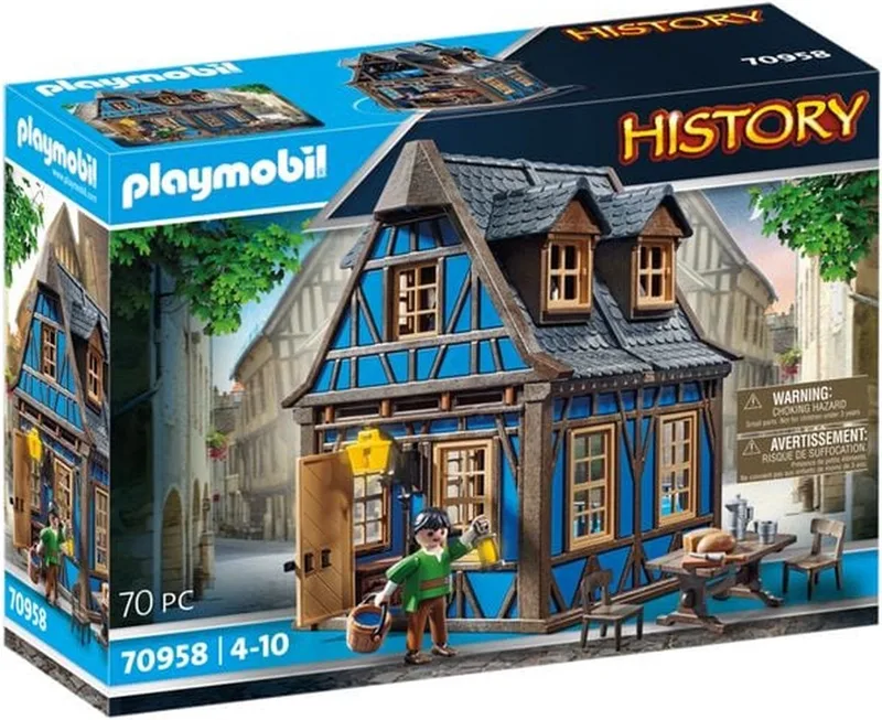 70958 Historisches Wohnhaus 2 fra Playmobil – produktbillede