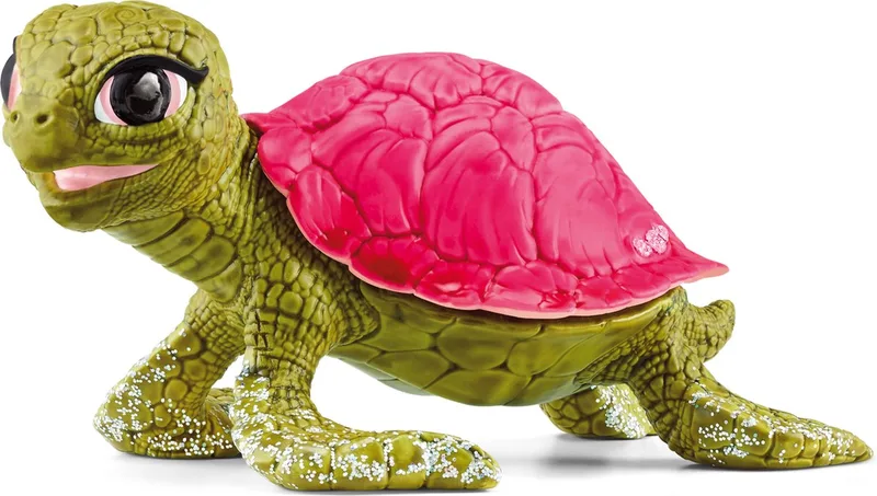 70759 Pink Sapphire Turtle fra Schleich – produktbillede
