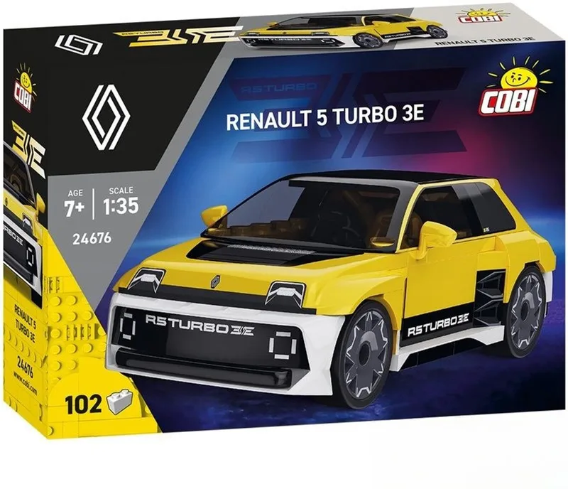 24676 Renault 5 Turbo 3E fra COBI – produktbillede