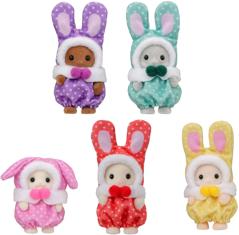 5924 Sammelfiguren Hasenkostüm Babyfreunde fra Sylvanian Families – produktbillede