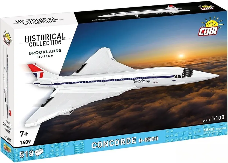 1689 Concorde G-BBDG fra COBI – produktbillede