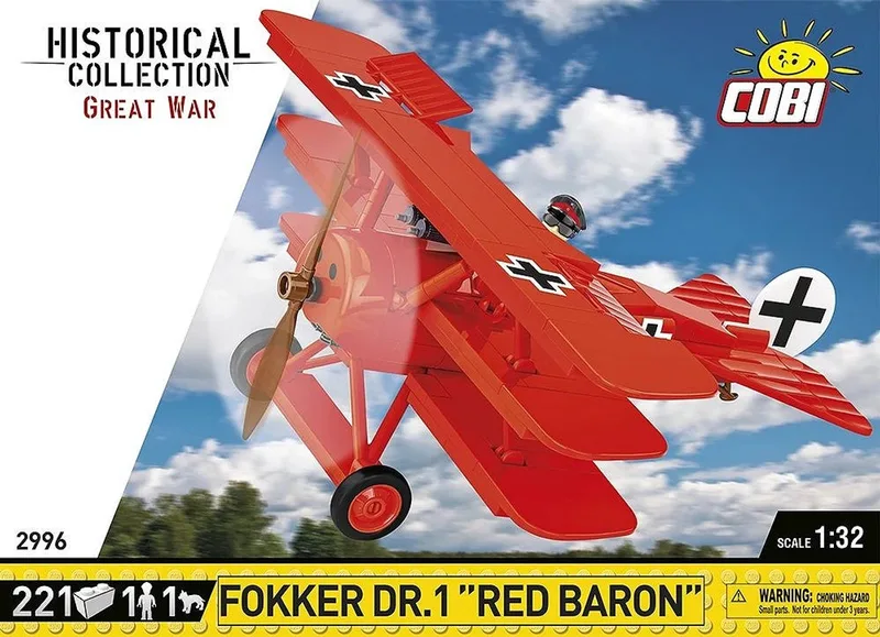 2996 Fokker Dr.1 Red Baron de COBI – photo d’ambiance