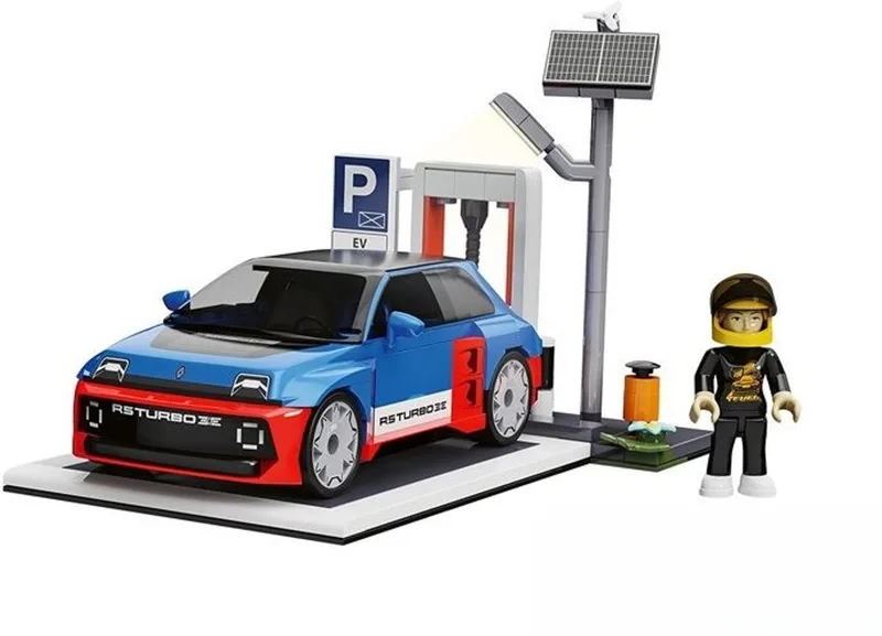 24682 EV Station & Renault 5 Turbo 3E fra COBI – produktbillede