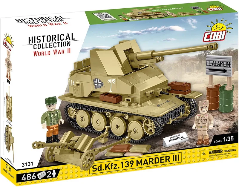 3131 Sd.Kfz.139 Marder III från COBI – produktbild