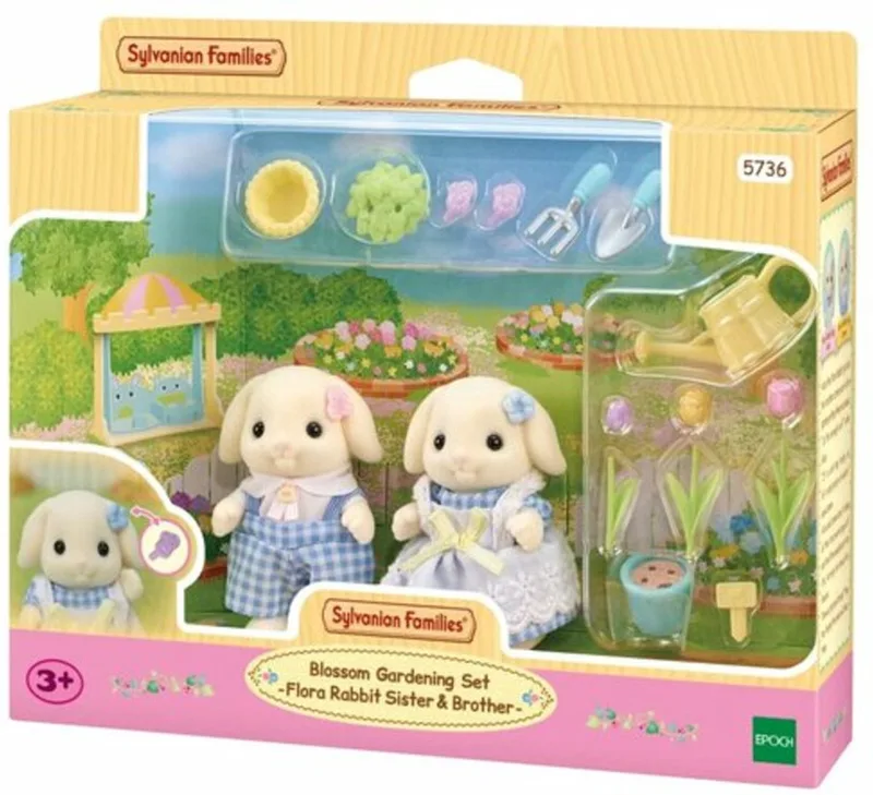5736 Blumen- und Garten-Spielset mit Figuren fra Sylvanian Families – produktbillede