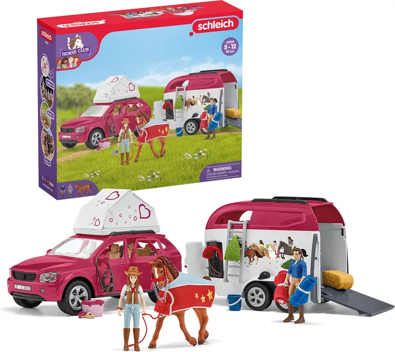 42535 Horse Adventures with Car and Trailer fra Schleich – produktbillede