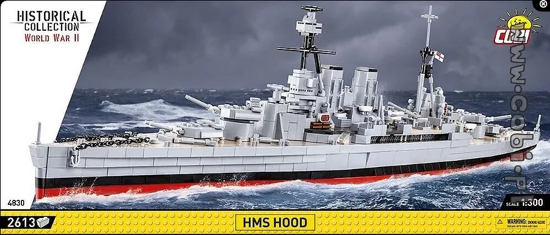 4830 HMS Hood från COBI – miljöbild