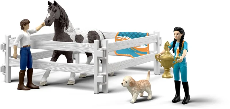 42799 Kim's Vaulting Set fra Schleich – produktbillede