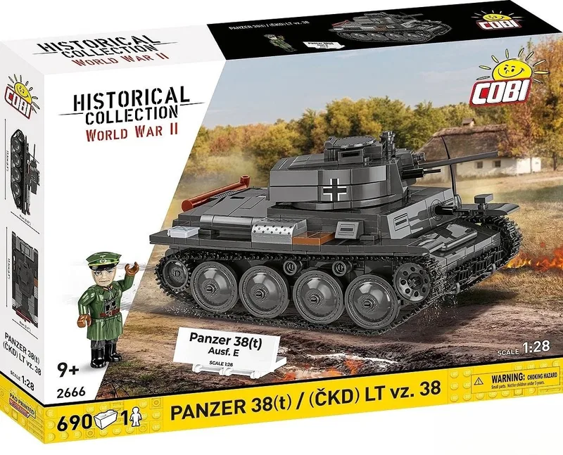 2666 Panzer 38(t) / (ČKD) LT vz.38 de COBI – photo d’ambiance