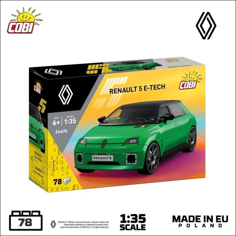 24674 Renault 5 E-Tech från COBI – miljöbild