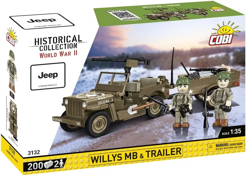 3132 Willys MB & Trailer de COBI – photo du produit