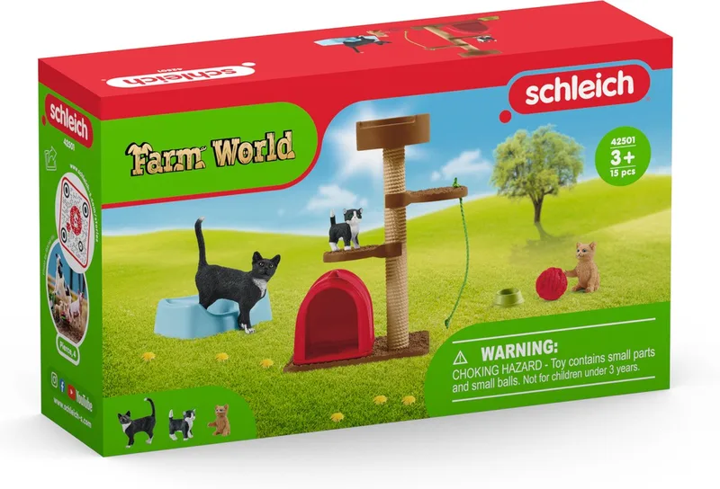 42501 Playtime for cute cats de Schleich – photo du produit