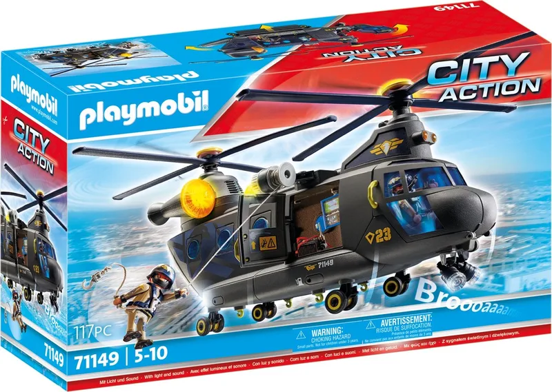 71149 SWAT-Rettungshelikopter de Playmobil – photo d’ambiance
