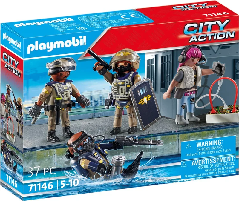 71146 SWAT-Figurenset fra Playmobil – miljøbillede